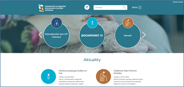 web komunitního plánování v Ostravě