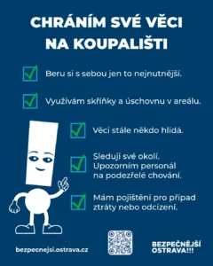 5 tipů jak ochránit svůj majetek na koupališti. Bezpečnější Ostrava